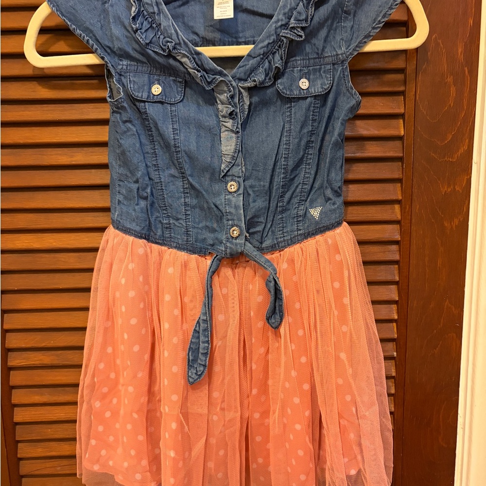 Guess Blue and Pink Kids Dress